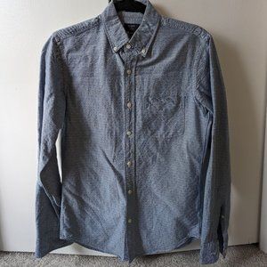 J Crew Blue Oxford - Slim XS